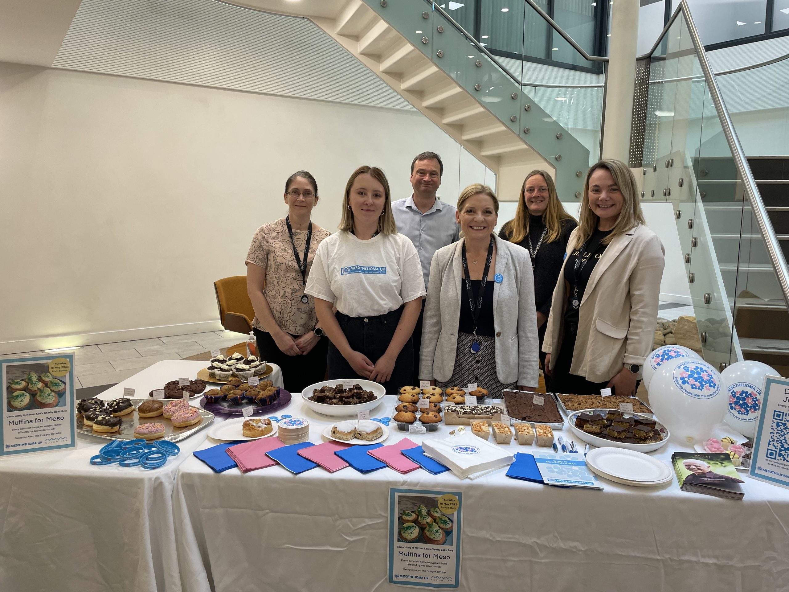 Novum Law raises over £280 for Muffins for Meso 2023